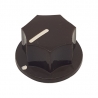 Fluted Knob 20mm Brown
