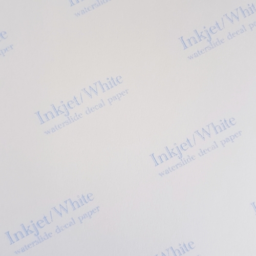 Decal for Inkjet Printer, Weiß 10x13 cm