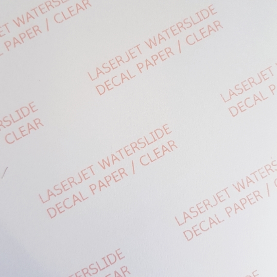 Decal for Laser Printer, Transparent A4