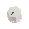 Mini Fluted Knob 15mm Weiß